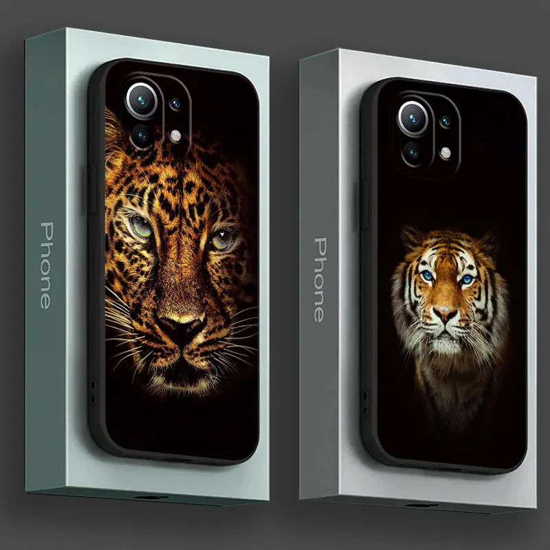 Lion Tiger Jungle Animal Phone Case For Xiaomi 14T 13T 12T 11T 10T 14 Pro 12 Mi 11 Lite Poco X3 X4 X5 X6 M5 F5 F6 Pro Soft Cover