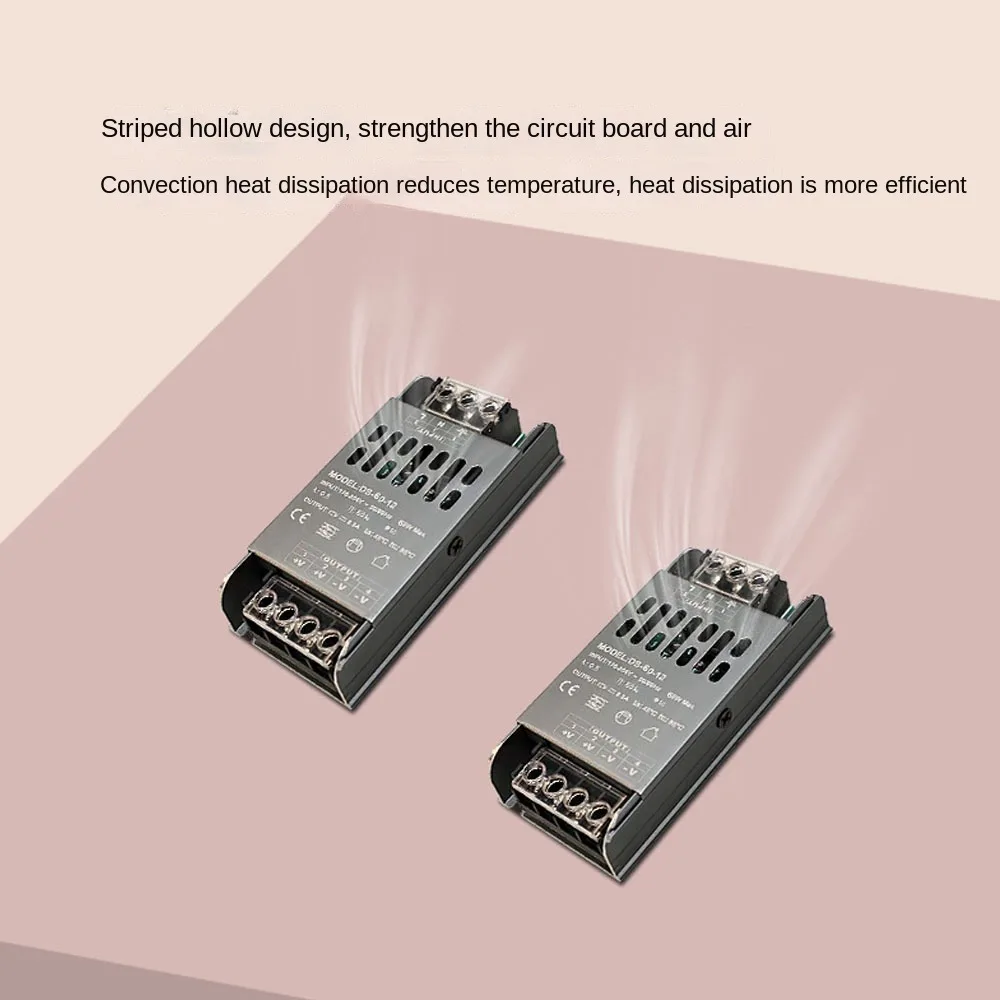 Alimentatore interruttore LED AC 220V a DC12V 24V 100W 150W 200W 300W 400W Mini formato trasformatore di illuminazione muto Ultra sottile