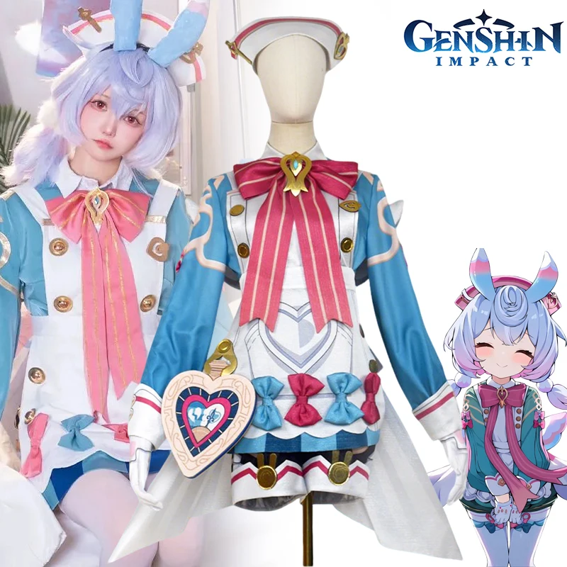

Game Genshin Impact Sigewinne Cosplay Costume Women Lolita Dress Uniform Stage Outfit Halloween Clothes