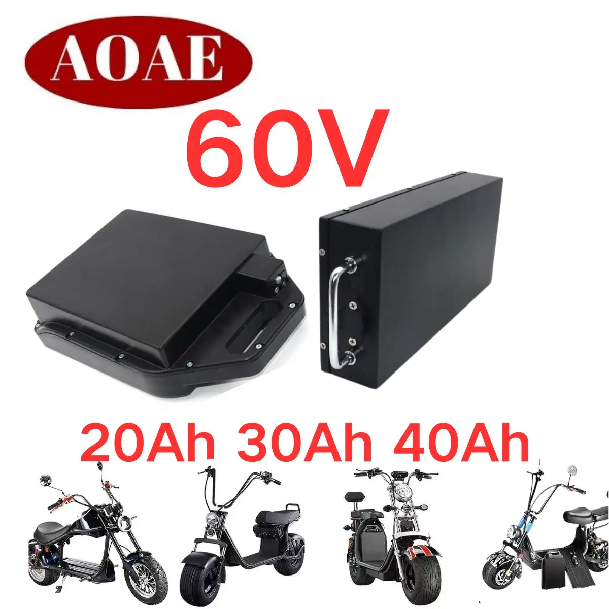 For Harley 60V 40Ah 30Ah 20Ah Electric Motorcycle Waterproof 18650 Lithium Battery Suitable Electric Scooter Battery