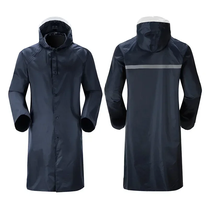 

Waterproof Long Raincoat Windproof Rain Coats Rainwear Lightweight Hooded Trench Cloth Jacket Outdoor Hiking Camping Fishing