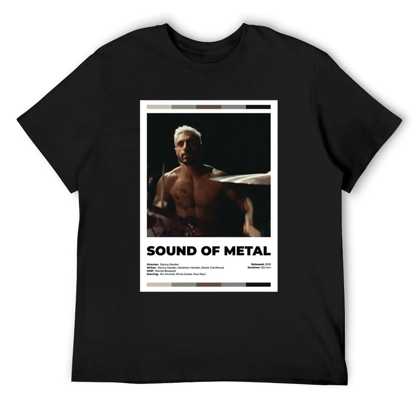 

Sound of Metal alternative modern movie poster T-Shirt aesthetic clothes custom t shirt Short sleeve tee mens white t shirts