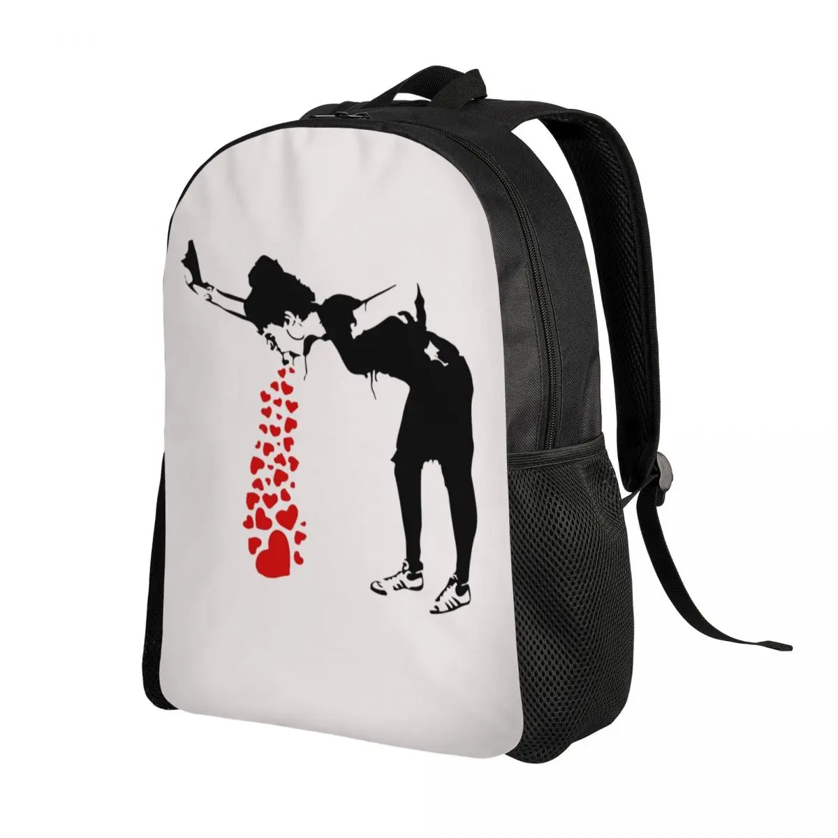 

Lovesick Laptop Backpack Women Men Basic Bookbag for School College Student Banksy Street Art Grafitti Bag