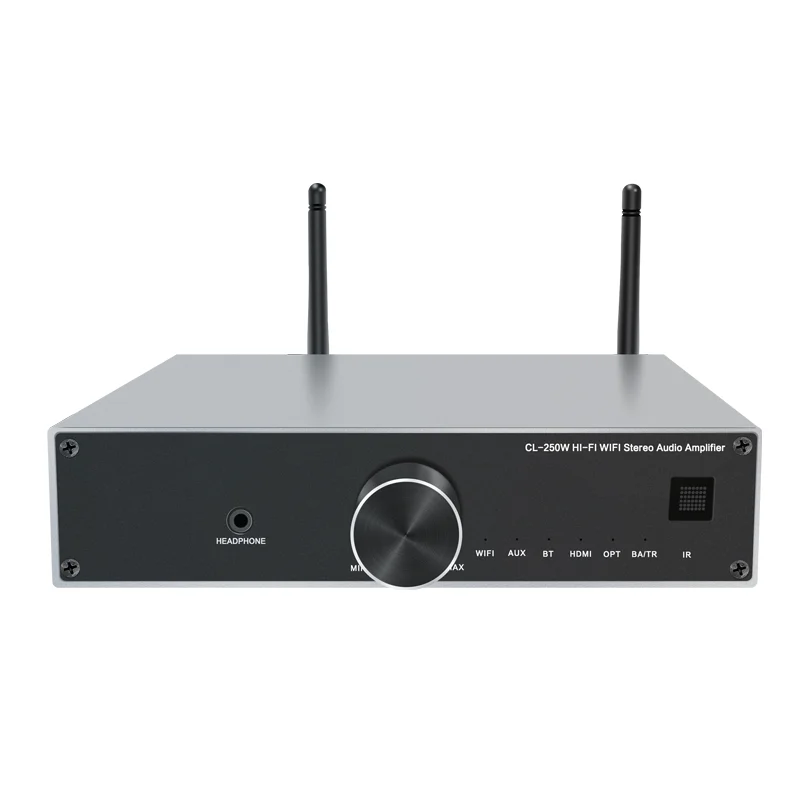 Hot selling Wifi Airplay BT 5.0 APTX-HD LAN HDM I 2 100w line AUX in optical Mini home Audio Amplifier