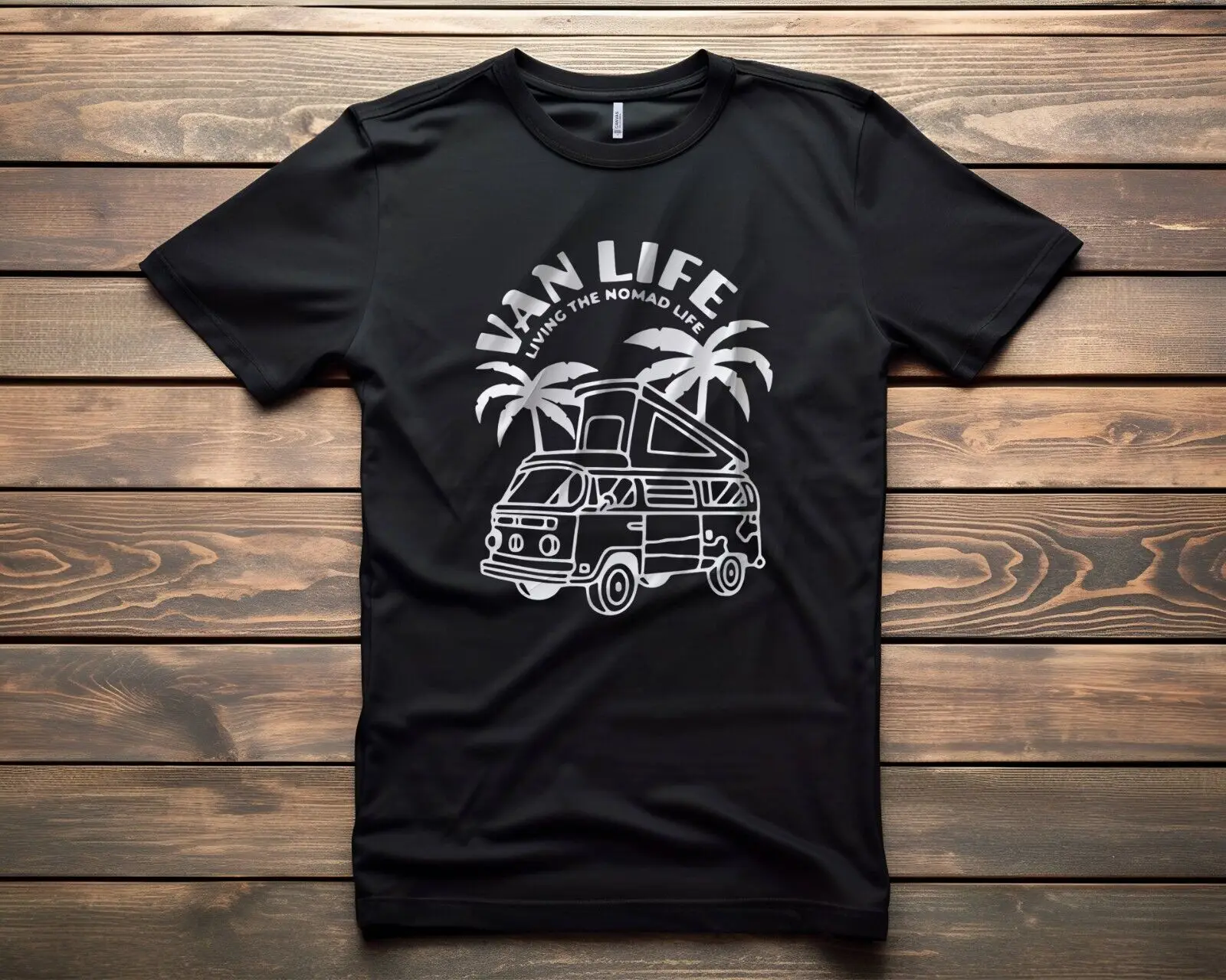 

Van Life Bella Canvas Black Graphic T-shirt Unisex Size Large All Sizes