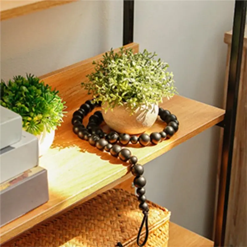 A76X-Outdoor Curtain Holders Rope Tiebacks, Braided Design 4 Pack Holdbacks For Indoor For Outdoor Use