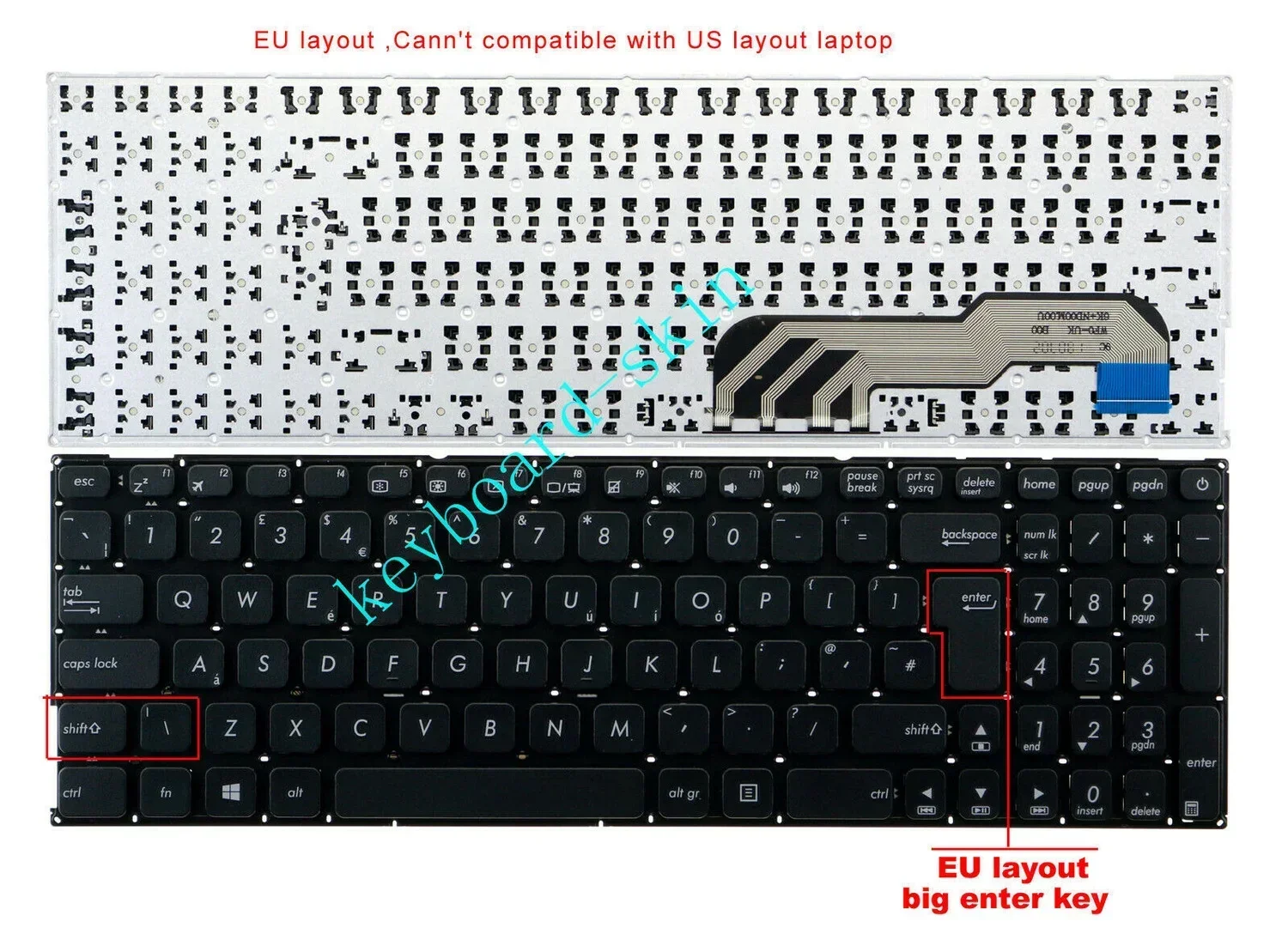 New Uk Keyboard Bla…