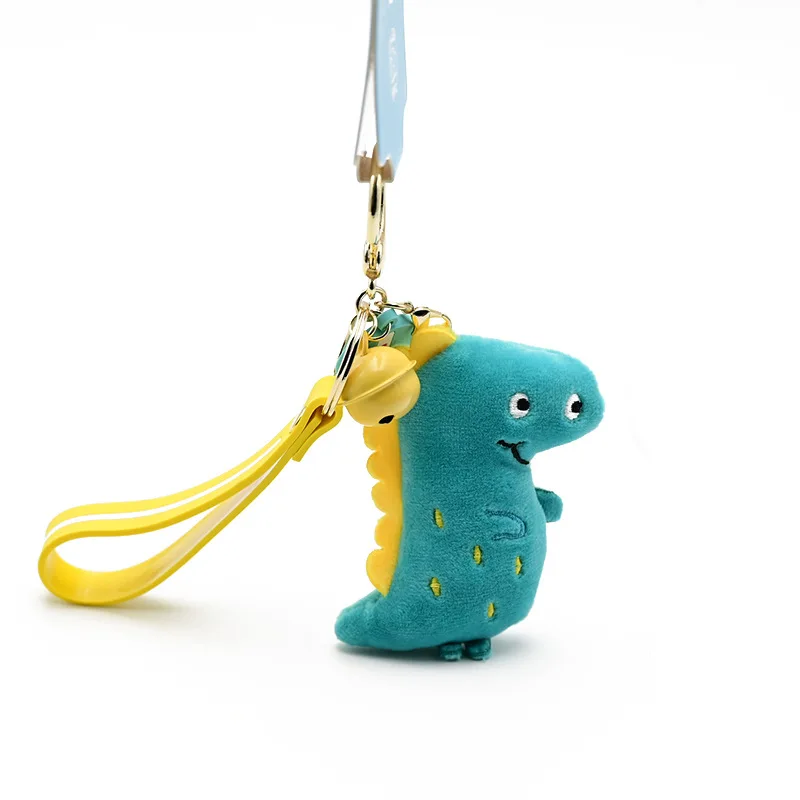 New Scent Kawaii Cute Pet Dinosaur Piggy Fruit Series Plush Toy Keychain Bag Charm Brooch Pendant Birthday Christmas Gift