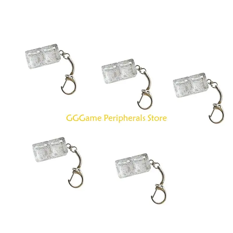 U55B Keyboard Press Tester Frame Keychain with Clear Keyboard Switches Tester