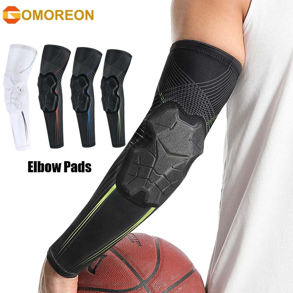 

1Pcs Elbow Pads, Basketball Shooter Sleeves, Collision Avoidance Padded Elbow for Volleyball Football Baseball Cycling