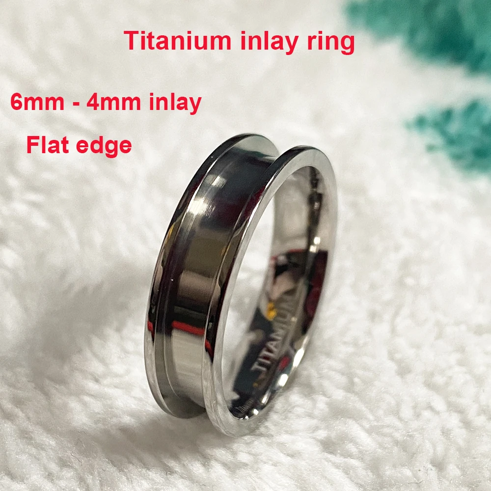 Titanium Wave Channel Blanks for Unique Handmade Rings