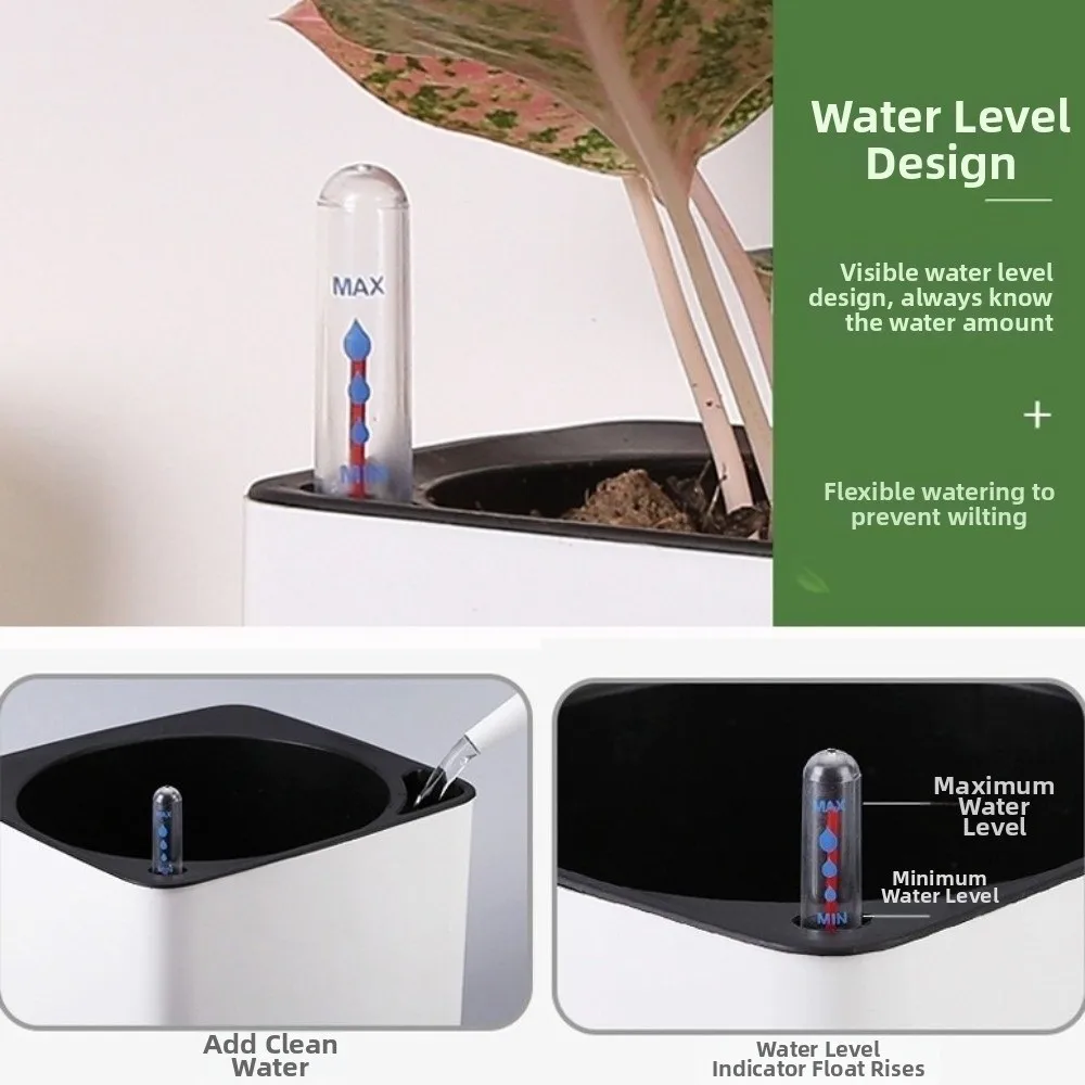Buoy Display Water Level Indicator Plastic Transparent Soil Moisture Meter Visible Smart Plant Level Indicator Greenhouse Use