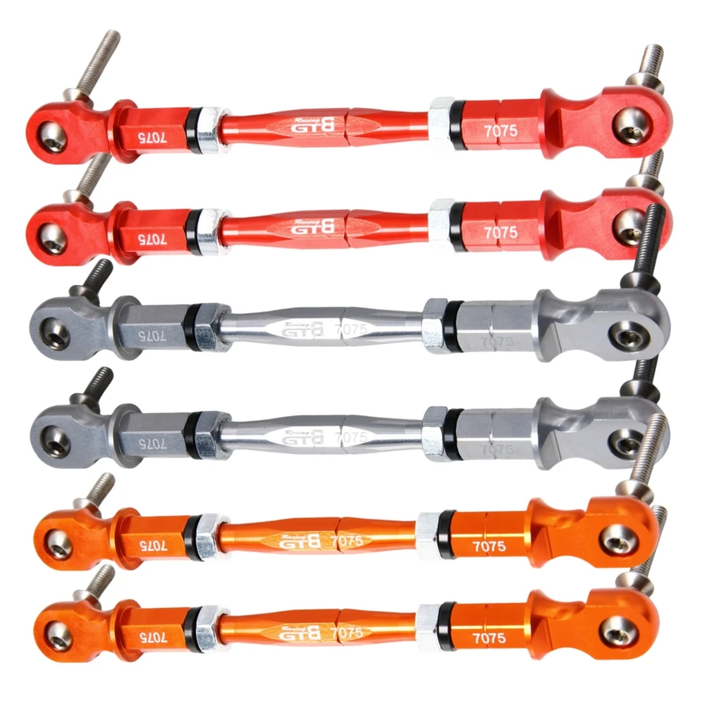 GTBRacing CNC 7075-T6 Baja Steering Turnbuckle set for 1/5 RC Car HPI km rv Baja 5b ss 5sc Part
