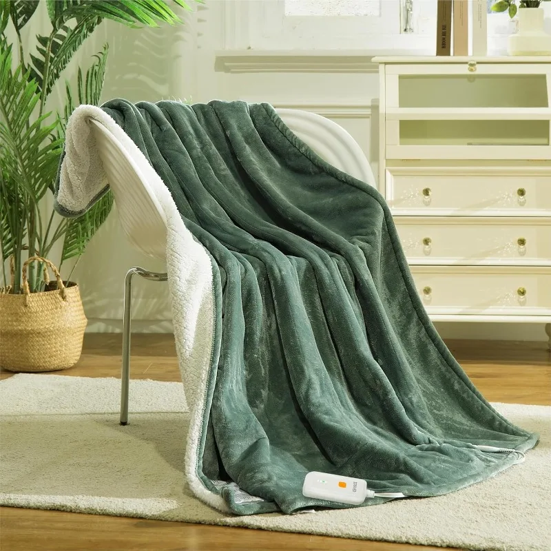 Heated Blanket Electric Throw 50