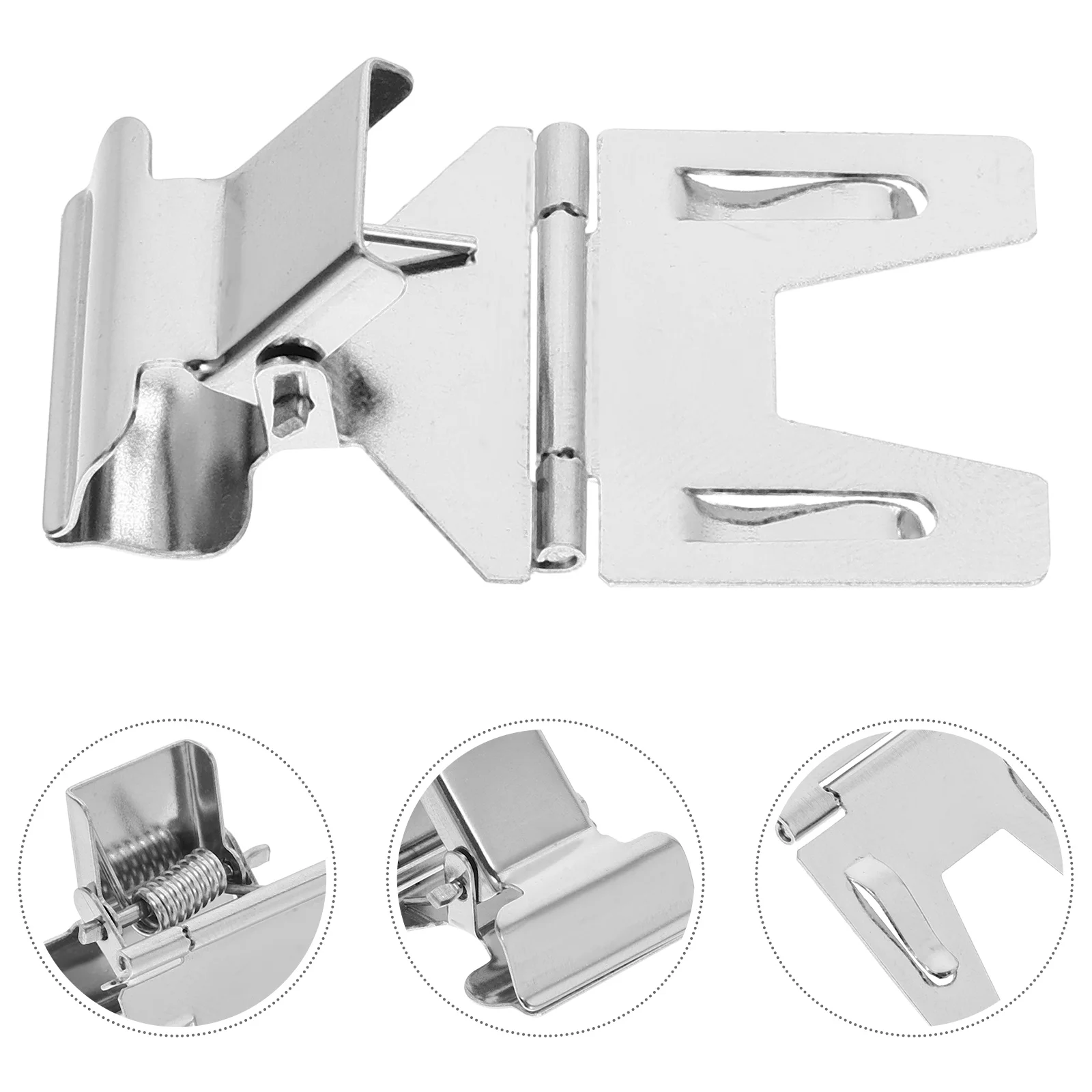 5 Pcs Price Tag Clip Metal Label Holder Clips for Supermarket Sign Clamps Signage