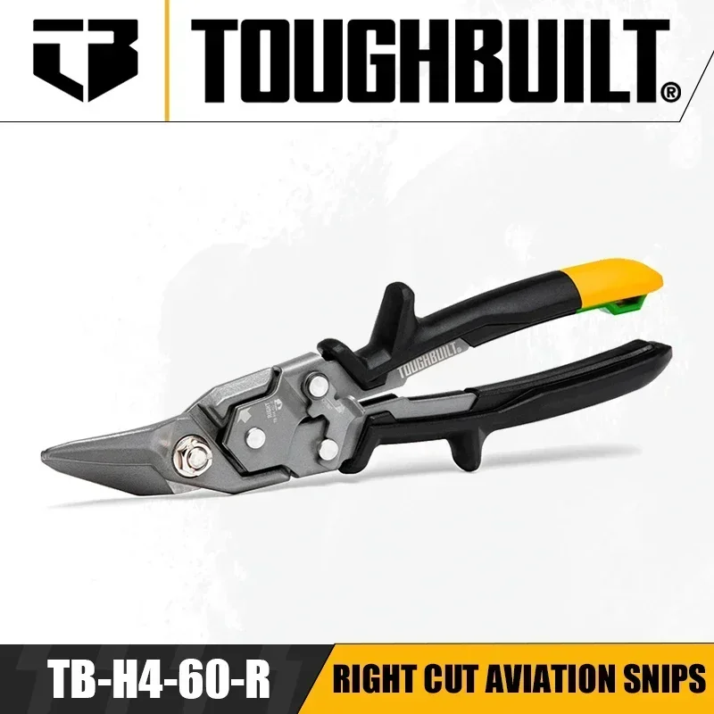 TOUGHBUILT TB-H4-60-SL TB-H4-60-R corte aviación tijeras recto largo recto Offset herramientas manuales largas TB-H4-60-SOL TB-H4-60-L