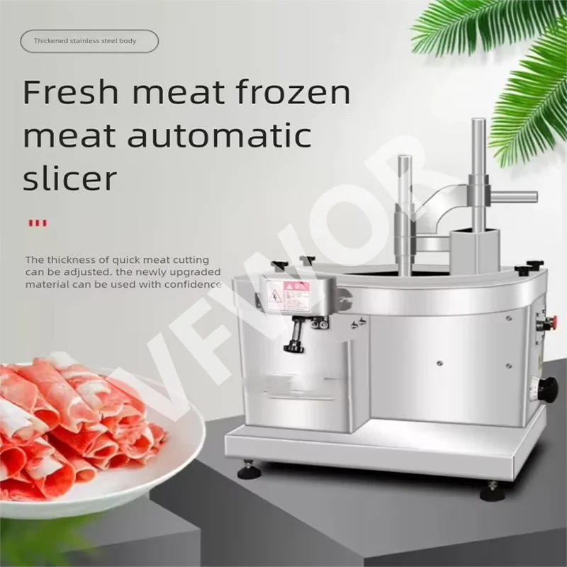 Commercial Full Automatic Meat Slicing Machine New Fresh 220v Voltage Hot Pot Meat Slicer