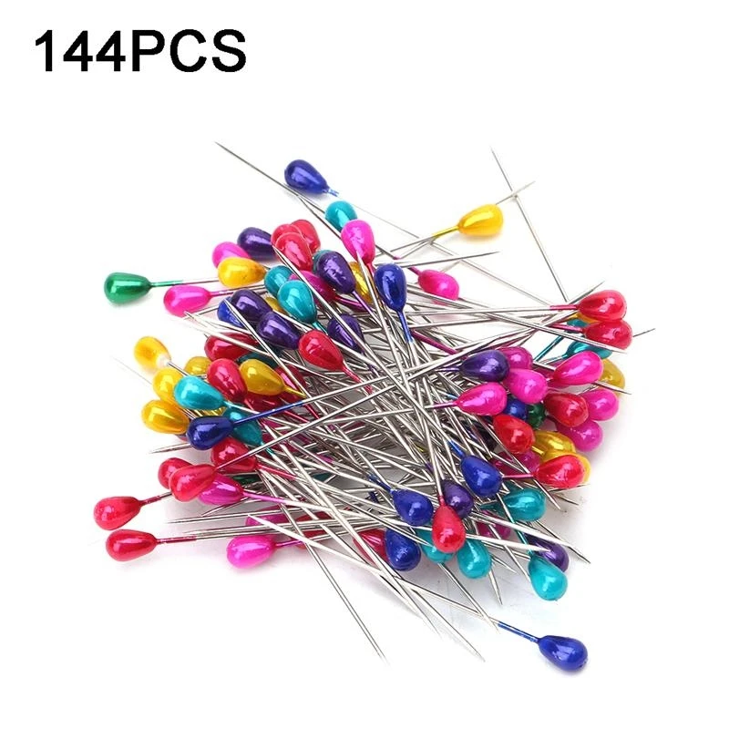 581C Long Pearl for Head Dressmaking Pins Wedding Corsage Florists Sewing D