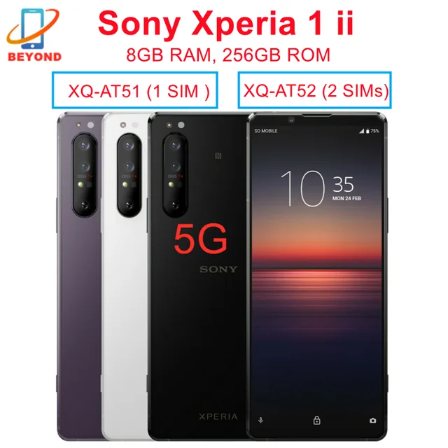 Sony Xperia 1 ii XQ-AT51 XQ-AT52 Global Version 6.5