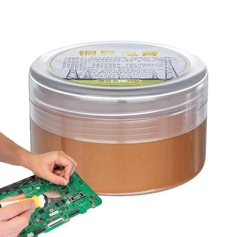 Conductive Grease For Electrical Connections 30g Conductive Paste High Temp Grease Conductive Paste Strong Adhesion Multipurpose