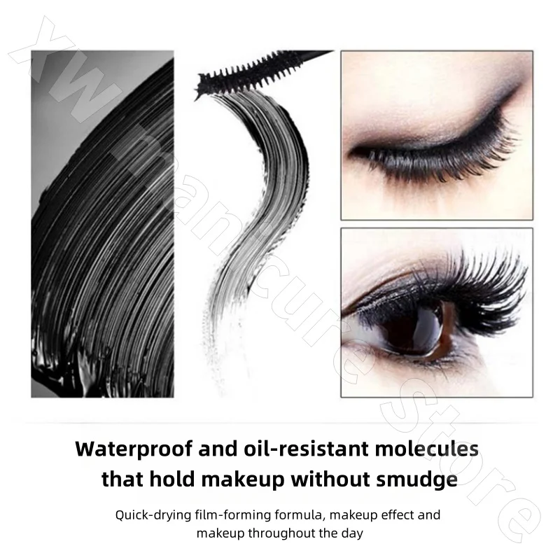 Xinjiang Qimanur Usma Bushy Long Mascara Waterproof, Sweat-proof, Anti-smudge, Natural Fiber Bushy Plant Essence 12g