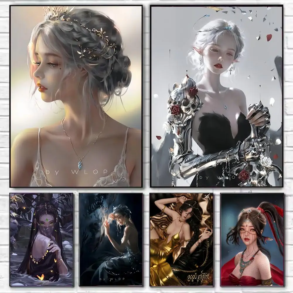 Comic Ghost Blade Poster HD Art Decorative Wall Art Waterproof Home Décor for Living Room Bedroom Café Stylish Gift