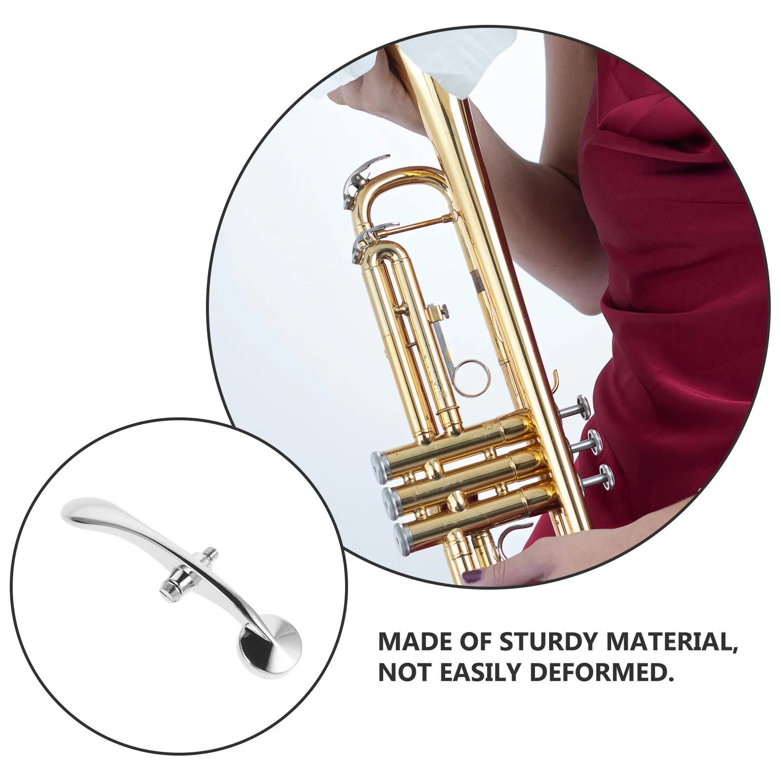 

5pcs Spit Valve Assembly Trombone Instrument Snake Flat Key Euphonium Cap Replacement Parts Accessories Instruments Water