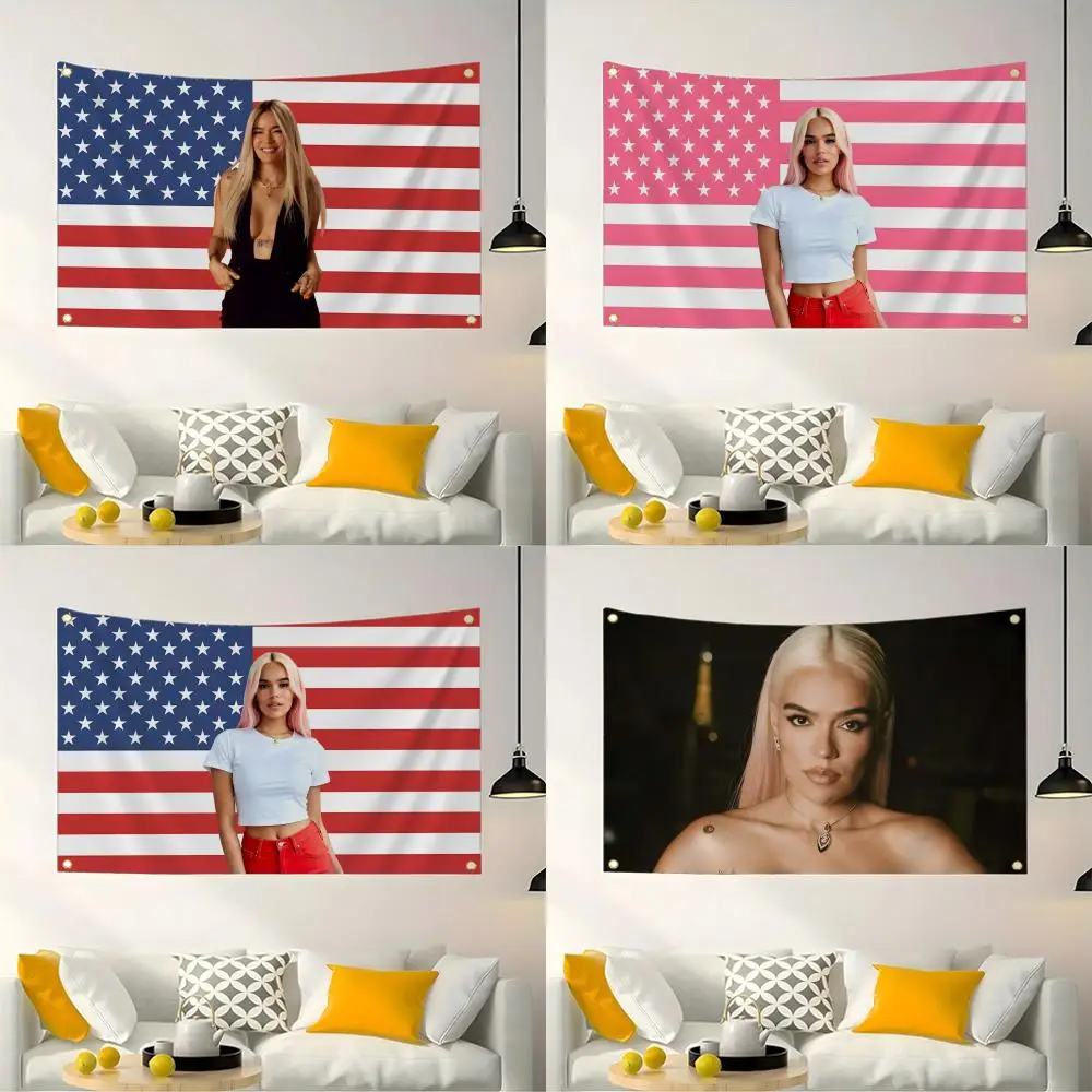 K-Karol G Flags Indoor and outdoor decorative flags, custom furniture, wall and garden decorations