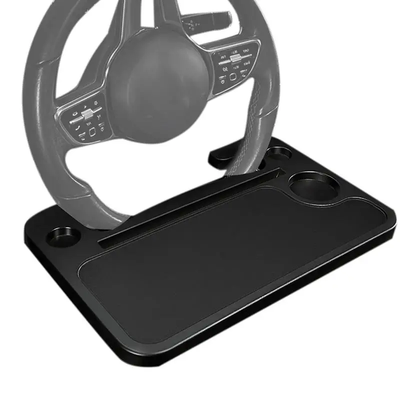 Car Table Holder Steering Wheel Car Laptop Computer Desk Mount Stand Table Eat Work Cart Drink Food Coffee Goods Holder Tray