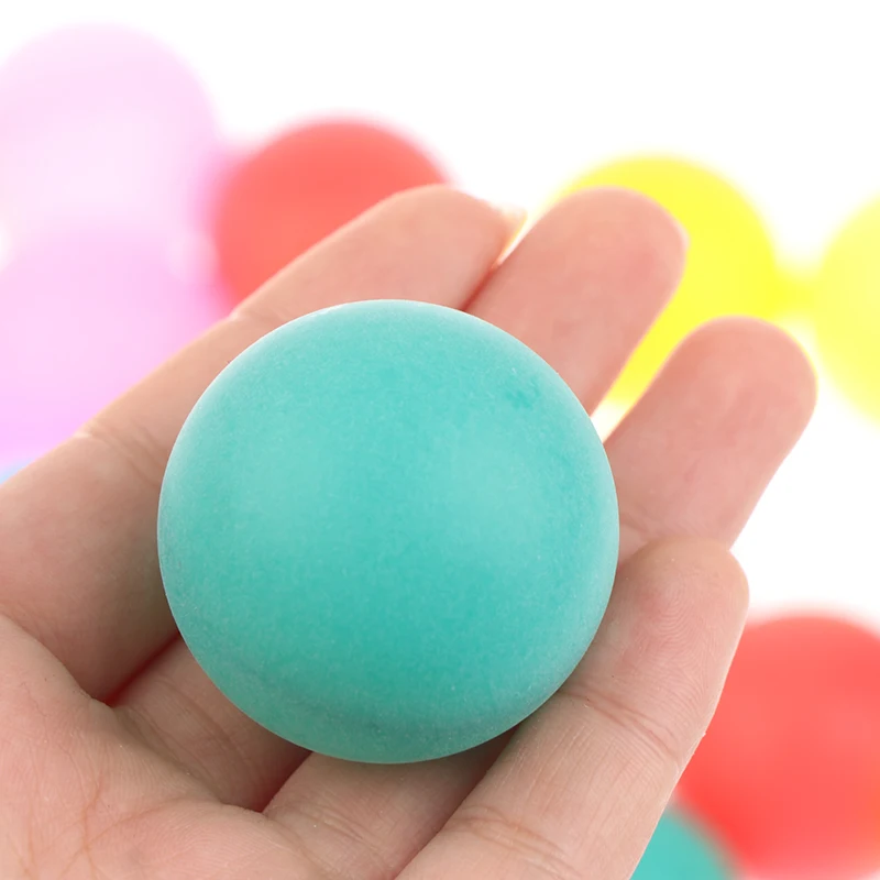 50 Pcs /Pack Colorful Ping Pong Balls 40MM Entertainment Table Tennis Balls for Game Frosted Mixed Colors