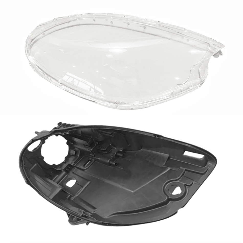 

For Porsche Macan 2014 2015 2016 2017 Car Gadgets Base Head Lamp Shell Headlamp House box Glass Shell