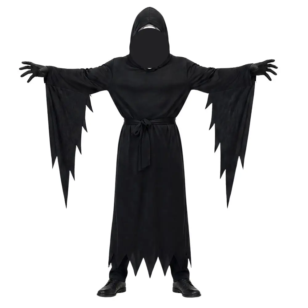 Halloween Erwachsenen-Kostüm Männlicher Dämon Horrorfilm Todeskostüm Cosplay Faschingskleidung Party-Zubehör Requisiten – Detail 2