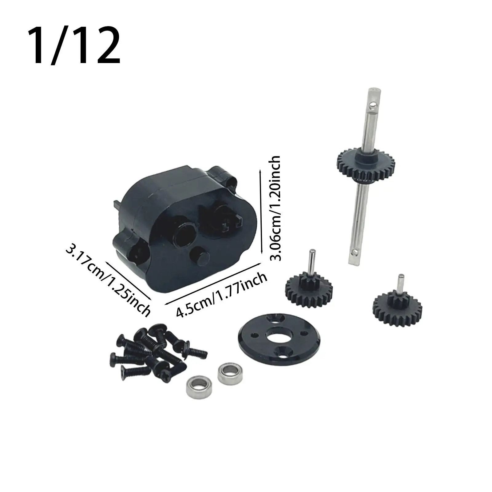 1/12 Scale Wave Box Professional Replacements Parts Easy to Install RC Model Vehicle Parts for MN78 MN98 MN168 MN82 Crawler