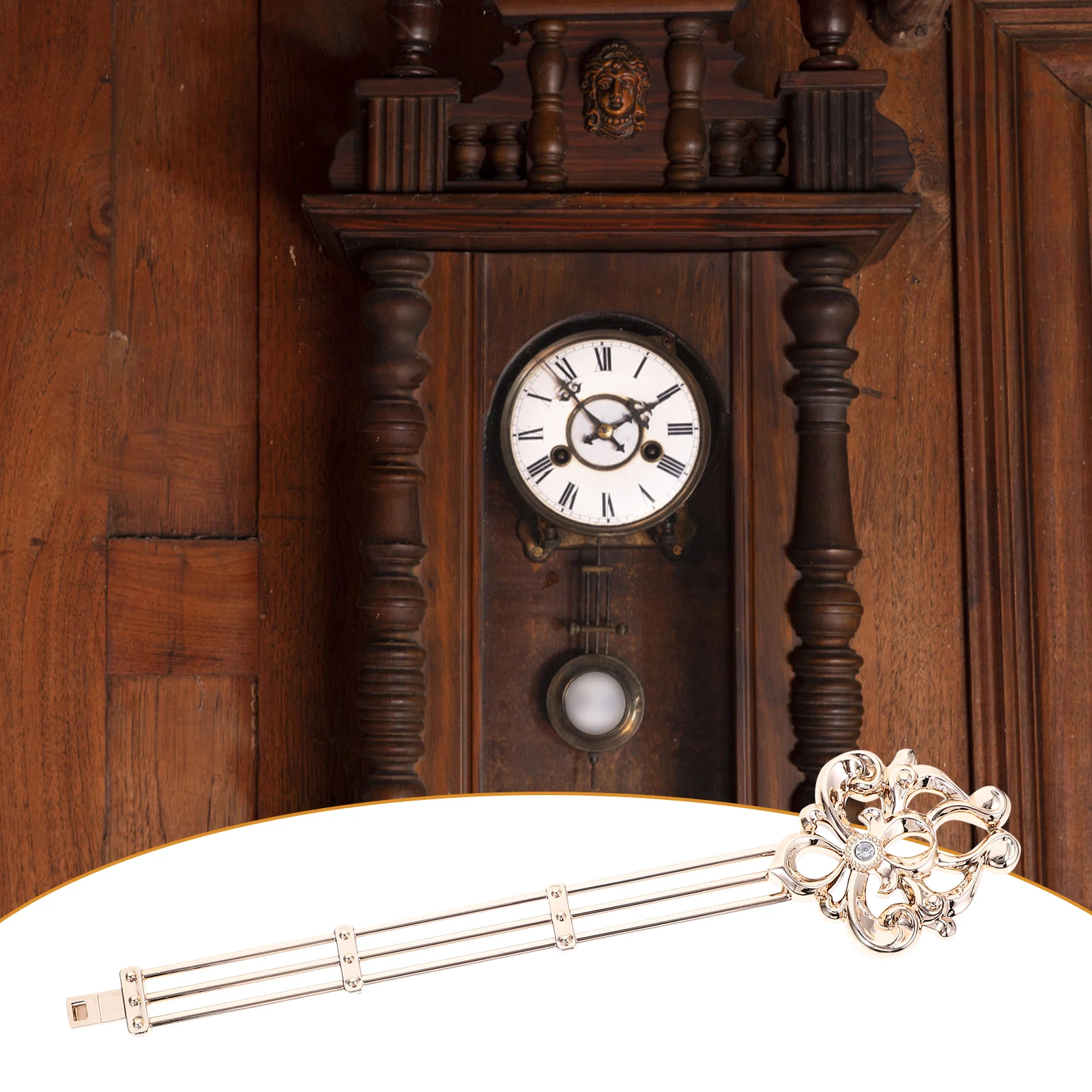 

Wall Clock Pendulum Metal Part DIY Accessories Replacement Durable Practical Perfect for Homemade Gifts Clock Pendulum