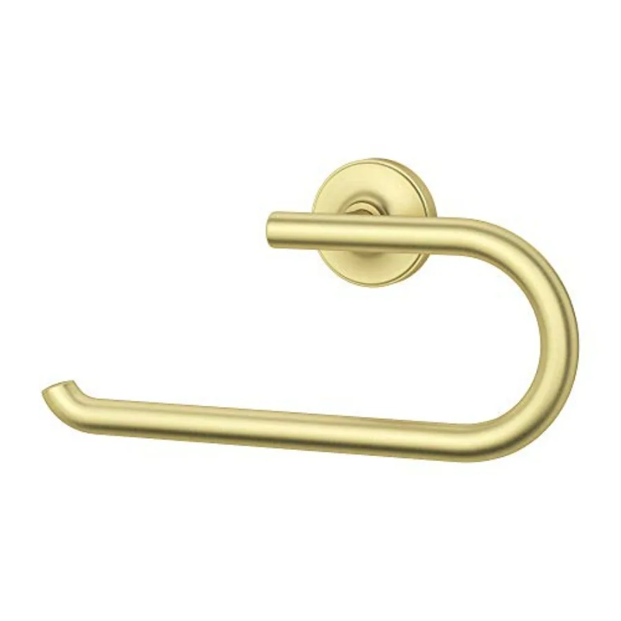 

Wall Mounted Towel Ring for Bathroom, Brass with Brushed Gold Finish, Elegant 8-inch Design for Modern Decor