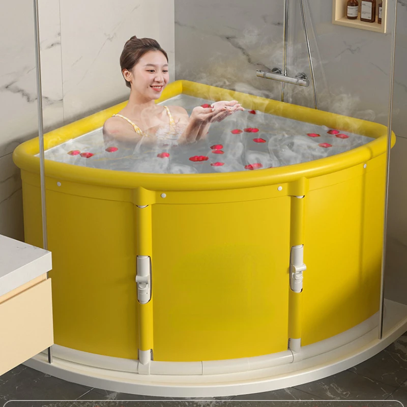 

Ведерко для ванны для взрослых, складной веер для ванны, домашнее Ведерко для всего тела