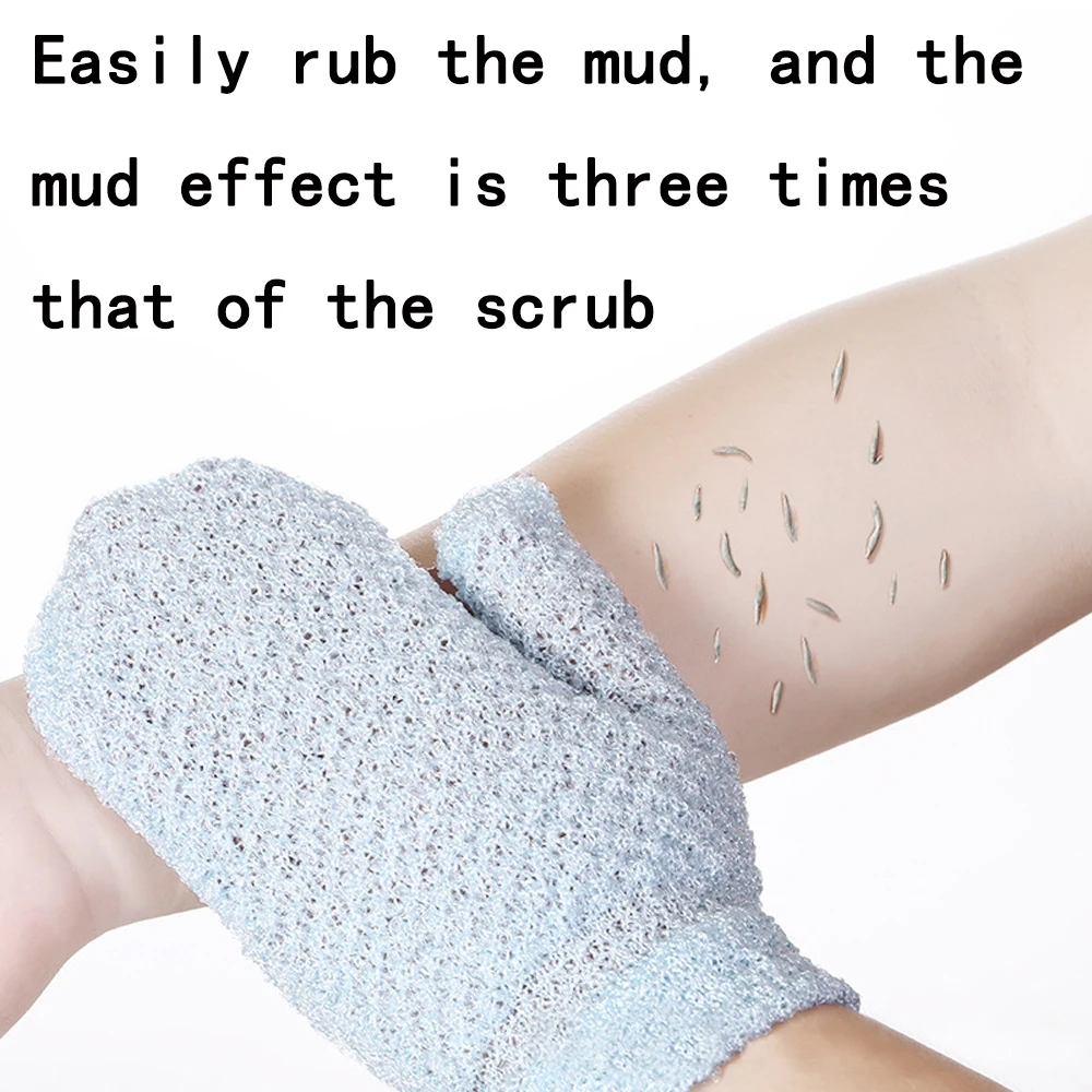 

5PCS Five Finger Cleaning Bath Glove Shower Scrub Body Massage SPA Foam Rubbing Mud Peeling Massage Elastic Bath Accessories