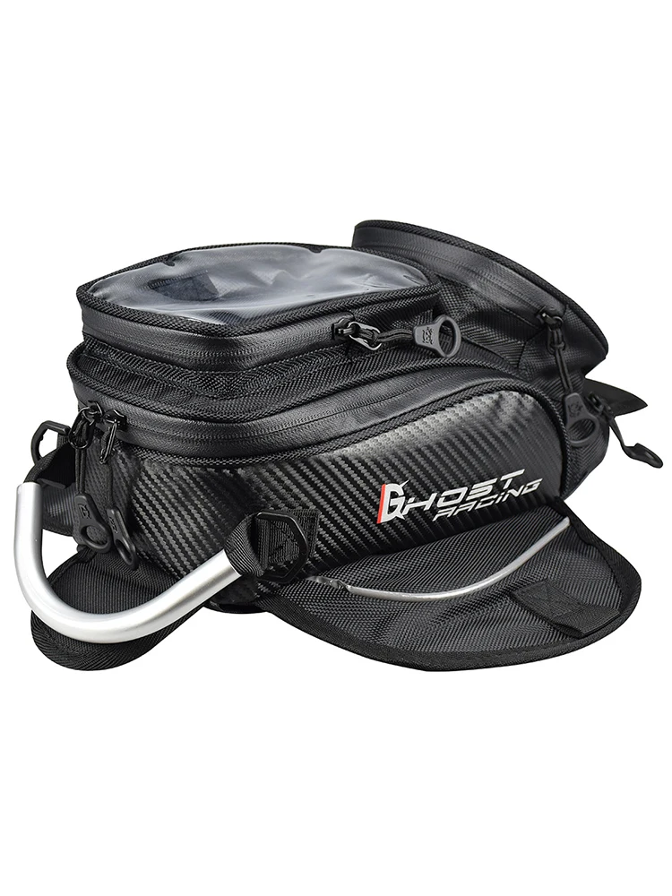 Sac de réservoir de carburant pour moto, sac magnétique de Navigation tactile, sac anti-poussière pour moto, sacoche pour motocycliste, équipement de sac banane