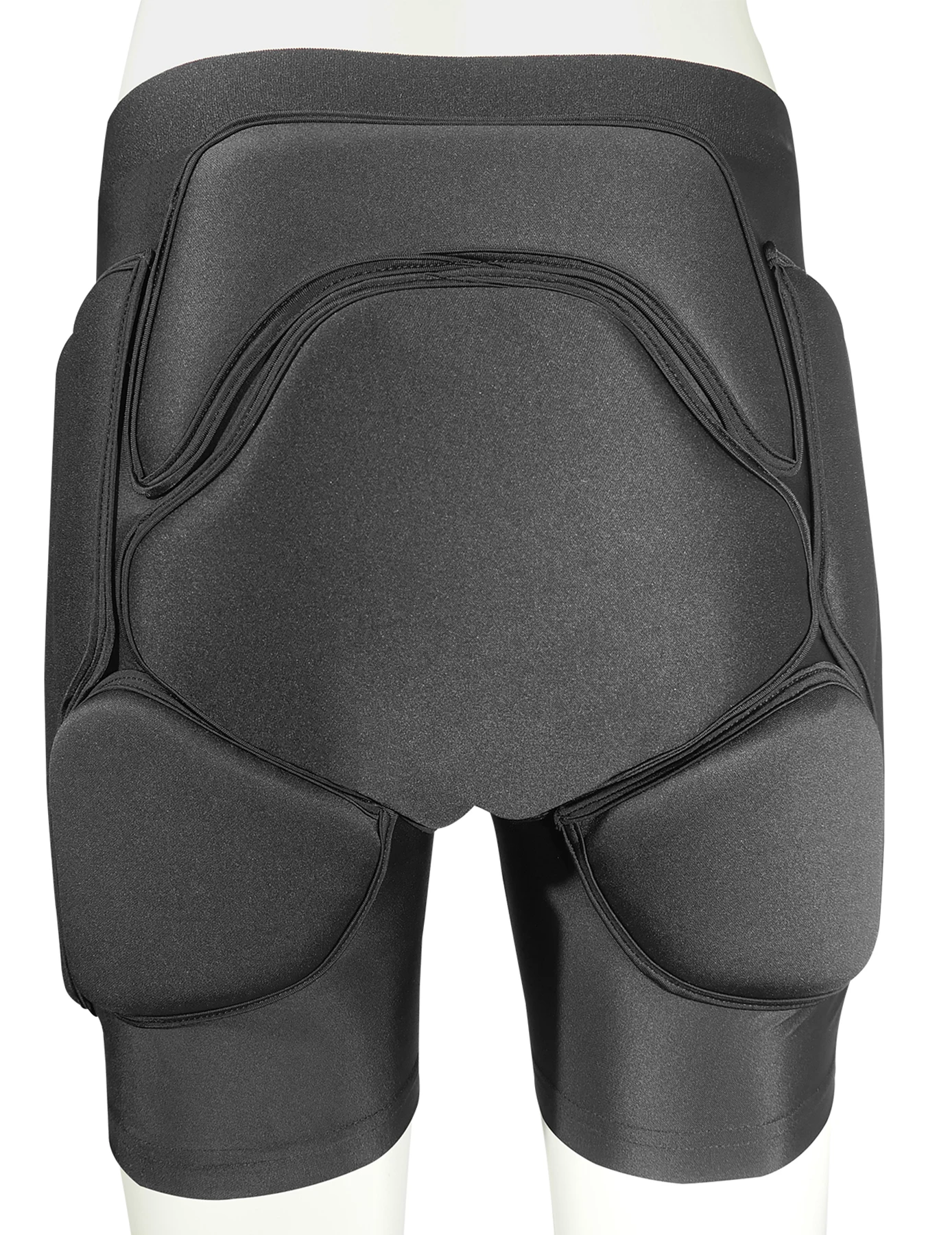 AVIVOR Gepolsterte Schutzshorts für Snowboard, Skate und Ski, Vollschutz für Hüfte, Po und Steißbein – Detail 11