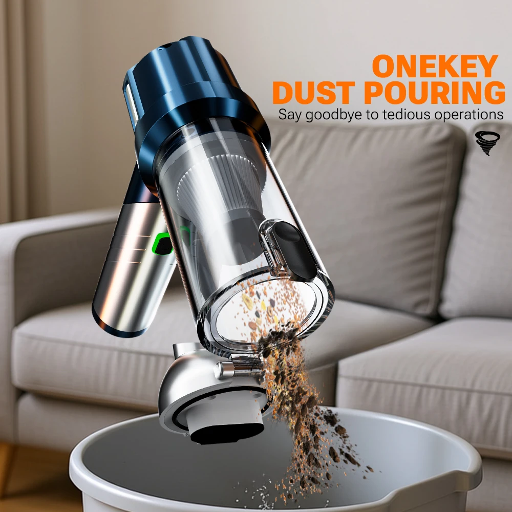 SZUK Portable Car Vacuum Cleaner Powerful Cordless Handheld Vacuum Cleaner for Home Appliance Car Cleaner Powerful Air Blower