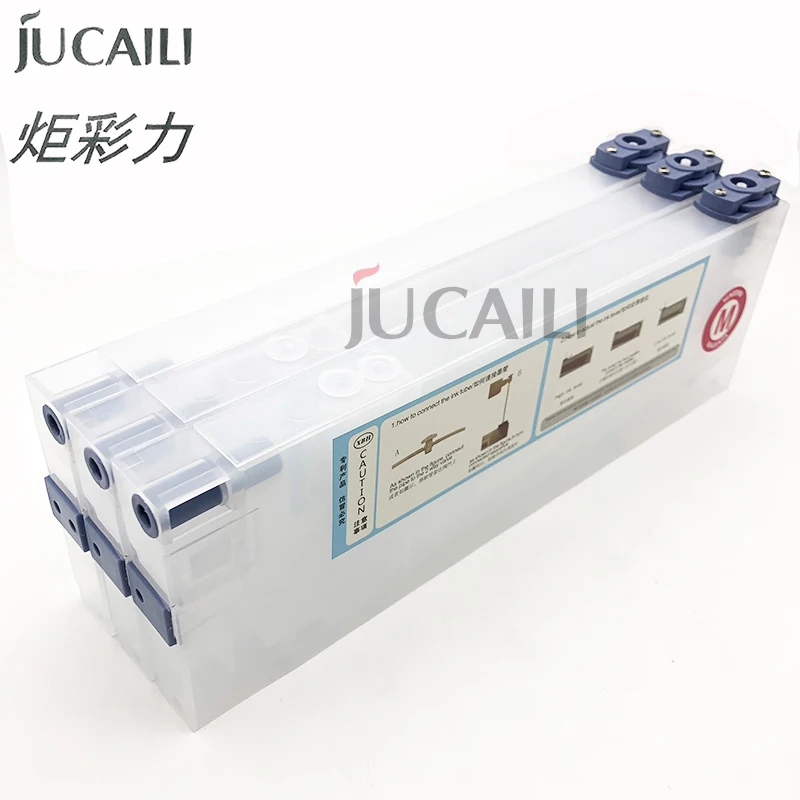 Jucaili 1pc mimaki 220ML inkt cartridge met Inkt Niveau Sensor Voor Inkt Systeem voor mimaki mutoh roland wit -kleur inkjet printer