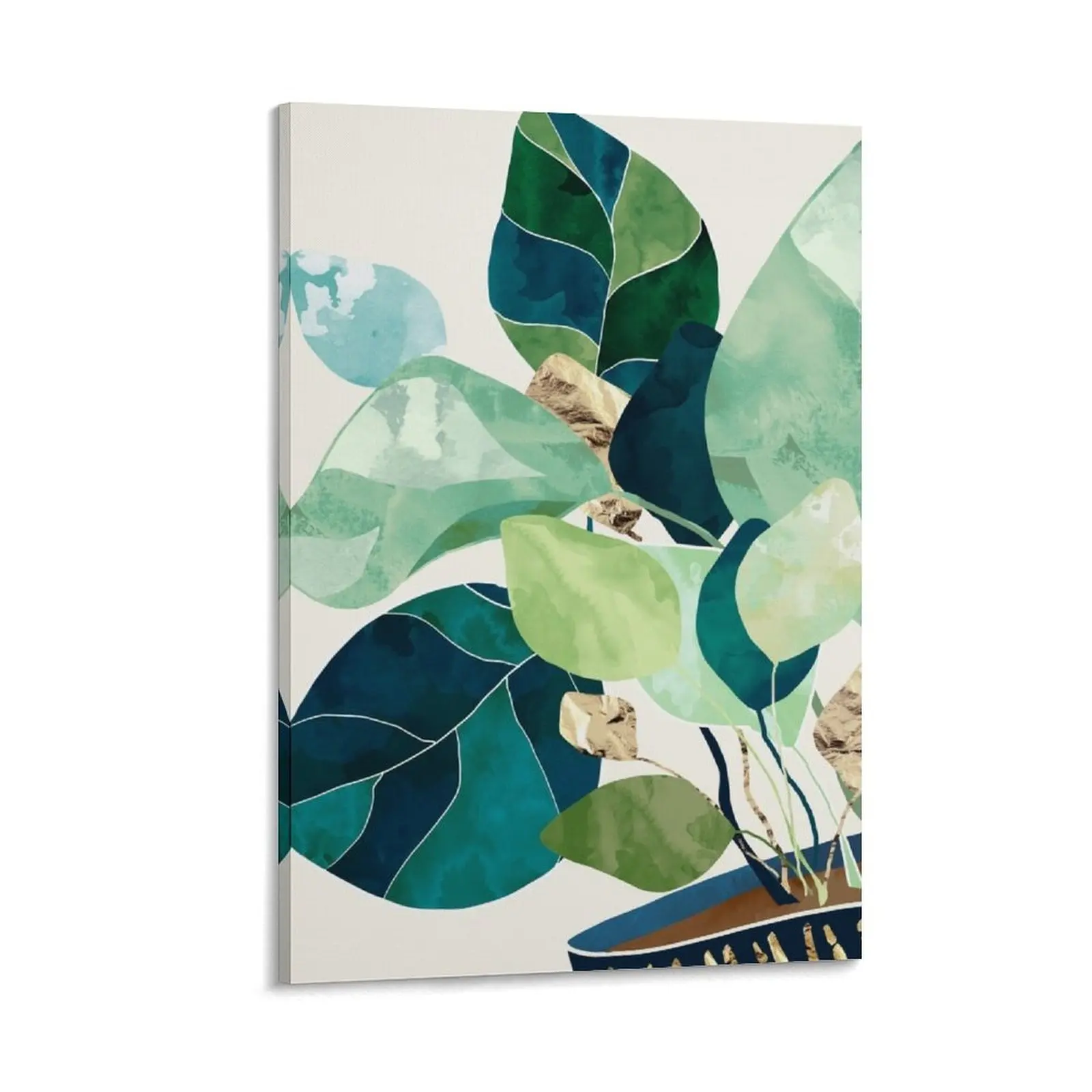 

Indigo Plant II Canvas Painting posters for room luxury home decor Home decoration