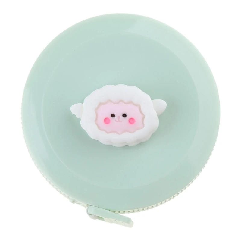 Mini Hoạt Hình Thước Dây Có Thể Thu Vào 60 Inch/1.5 Mét Mini Mềm Dễ Thương Thước Dây Cho Thợ May May Thủ Công vải Mềm Thả Con