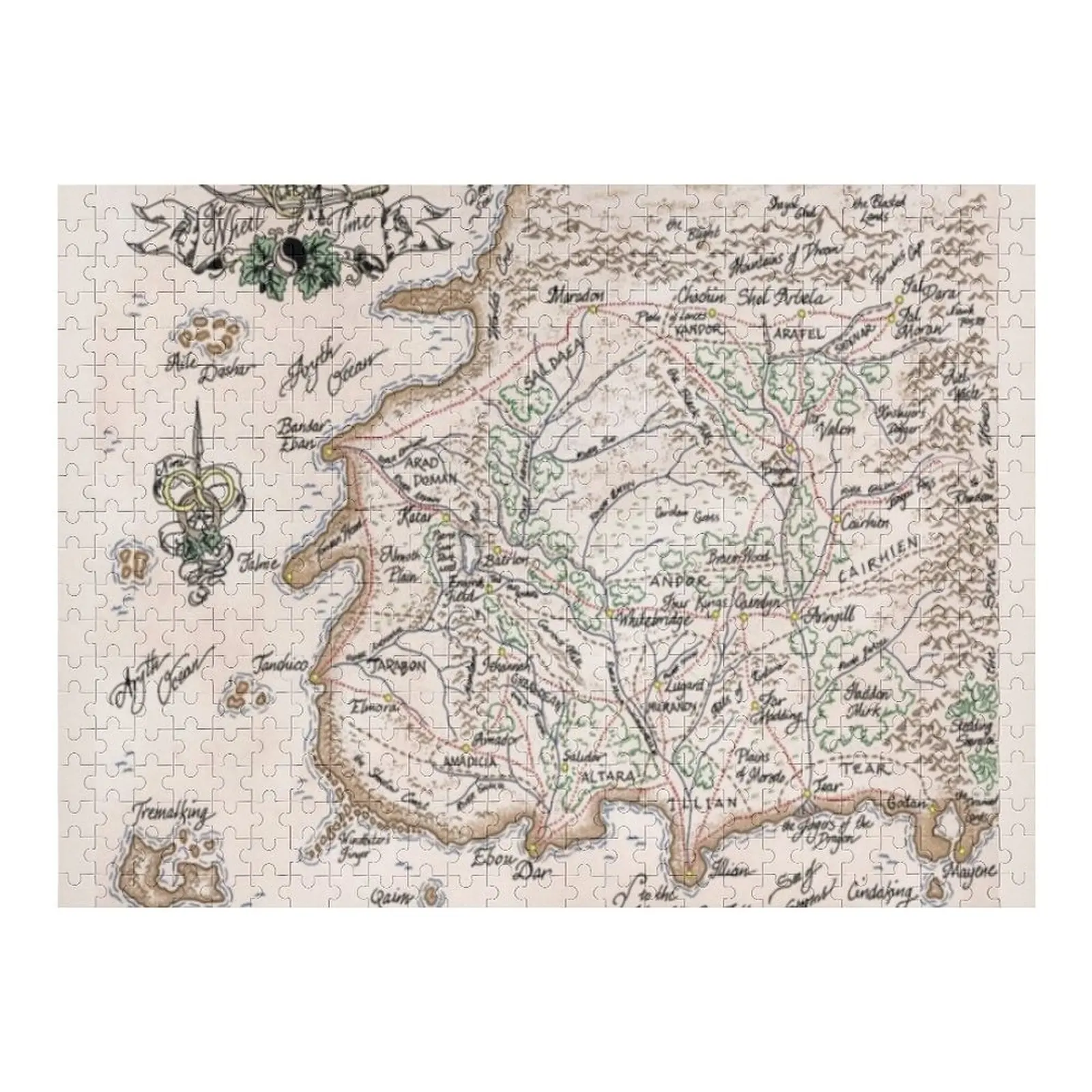 

wheel of time map Jigsaw Puzzle Personalised Jigsaw Customized Picture Jigsaw For Kids Personalized Gifts Puzzle