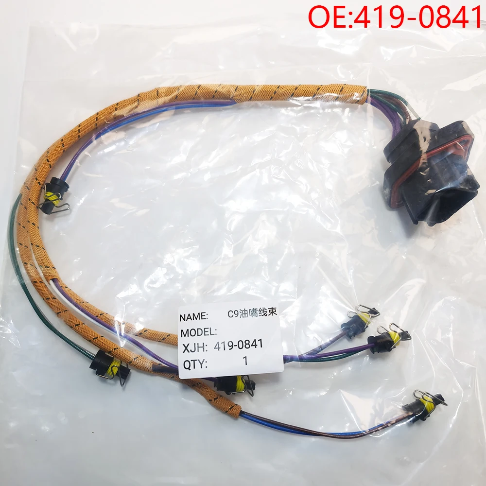 

Hot salesFor 419-0841 for C aterpillar C9 engine fuel injector harness 215-3249 4190841 2153249