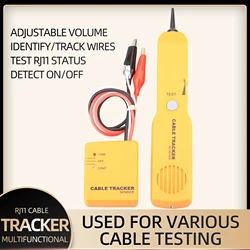 KELUSHI Portable RJ11 Network Phone Telephone Cable Tester Toner Wire Tracker Tracer Diagnose Finder Detector Networking Tools