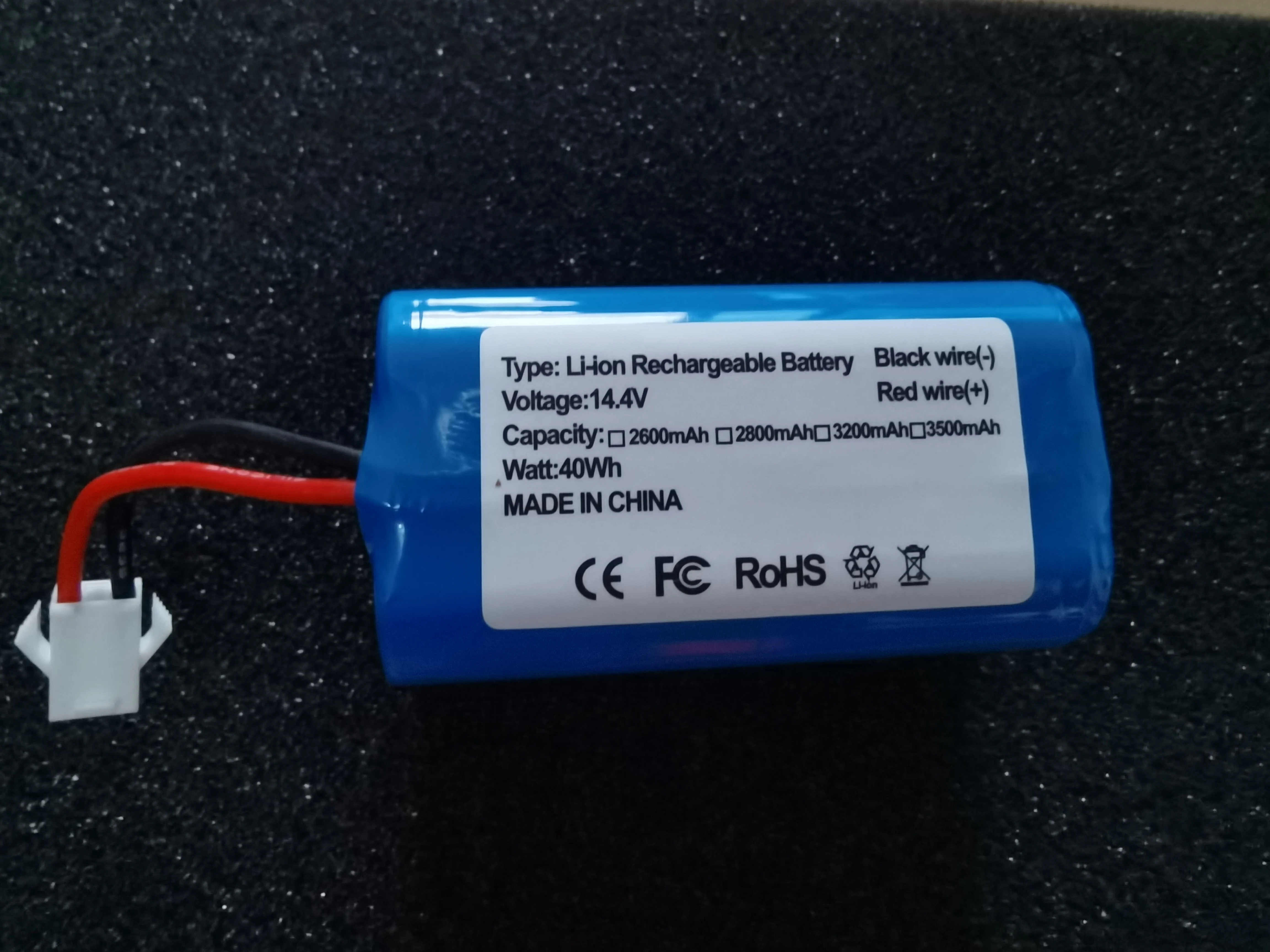 

Replacement Battery for Eufy RoboVac G10/G10 Hybrid/ G15/ G20/ G20 hybrid/ G30 Proscenic 850T CMICR18650F8M7-4S1P 2600mAh