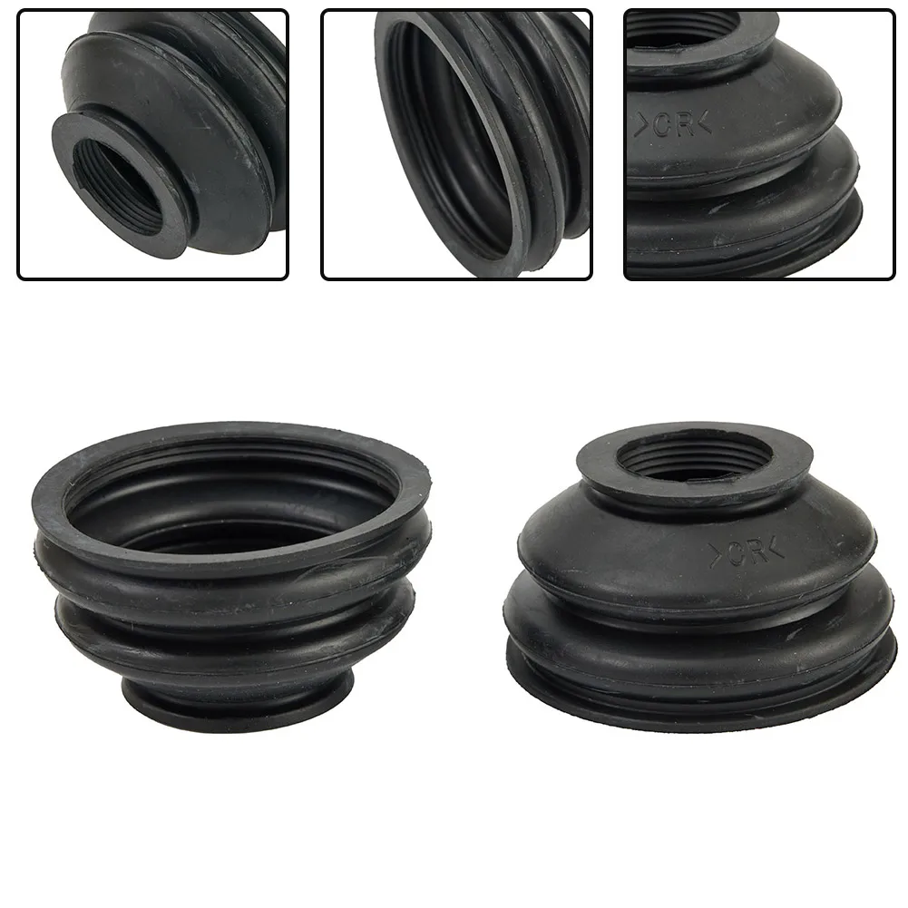 2Pcs Universal Car Suspension Steering Ball Joint Rubber Dust Boot Cover Track Tie Turn Rods Ends Cap Kit