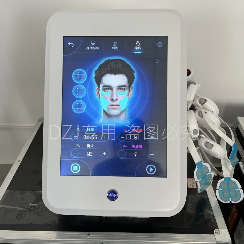 LMRFACE 주름 제거 안티에이징 페이셜 리프팅, 피부 타이트닝, Emrf 페이셜 머신, 콜라겐 활성화, 미용