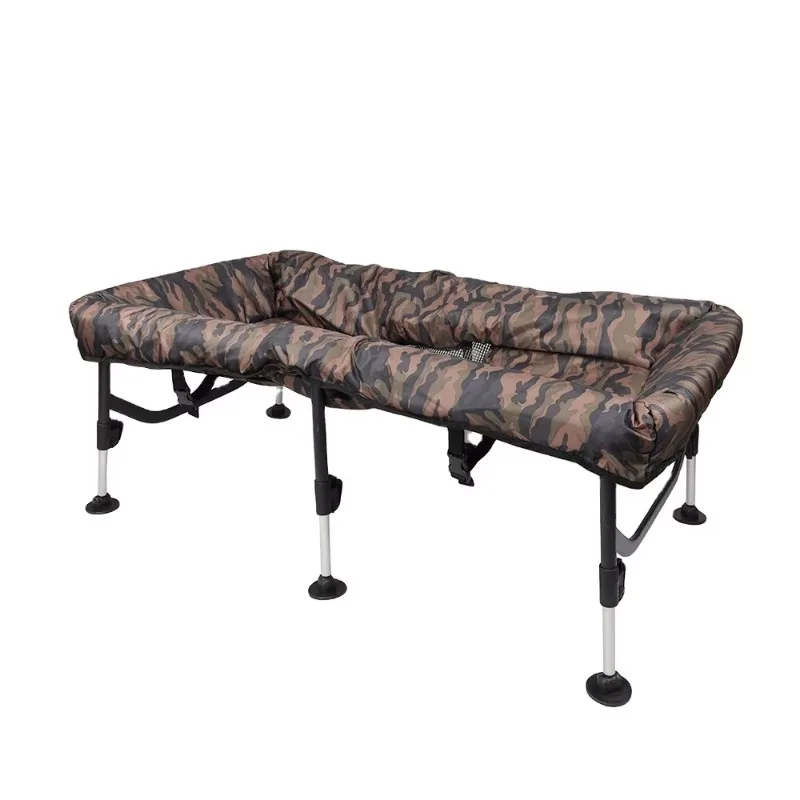 Oxford Cloth Steel Pipe 120cm Length Adjustable Legs Folding Carp Fishing Equipment Carp Cradle
